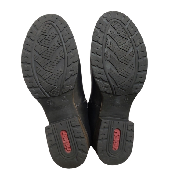 Rieker Faith 91 Black Tall Riding Boots Size 38 - Picture 13 of 16